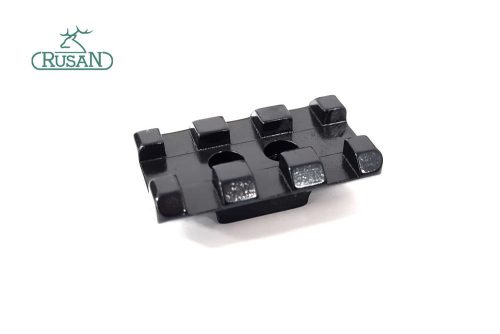 Rusan 30mm-es gyorsoldású acél gyűrűpár, infravető sínnel, weaver, 12mm