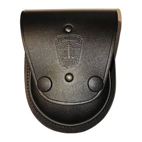   Bilincstok, fekete bőrből Schelli (magyar) zsanéros bilincshez