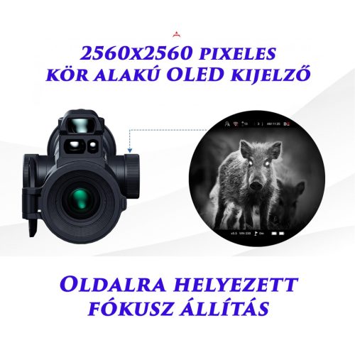 PARD Night Stalker4K Ex 70mm  éjjellátó céltávcső  + 940IR/LRF modul