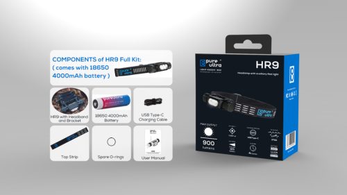 PureUltra HR9 fejlámpa